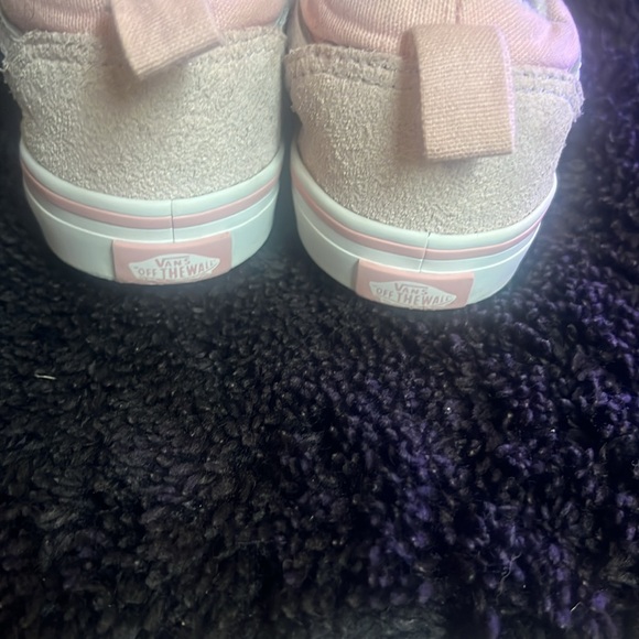 Pink and white vans toddler girl size 8C - Picture 2 of 4